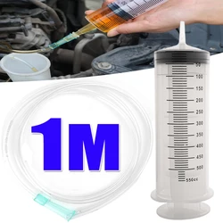 100/300/550ml Car Oil Fluid Extractor Fuel Transfer Hand Pump Dispenser Vacuum Syringe Type Manual Suction Pump Extractor