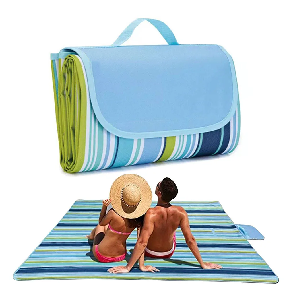 

Beach Blanket Sandproof, Extra Large Beach Mat, Big & Compact Sand Free Mat Quick Drying, Lightweight & Durable