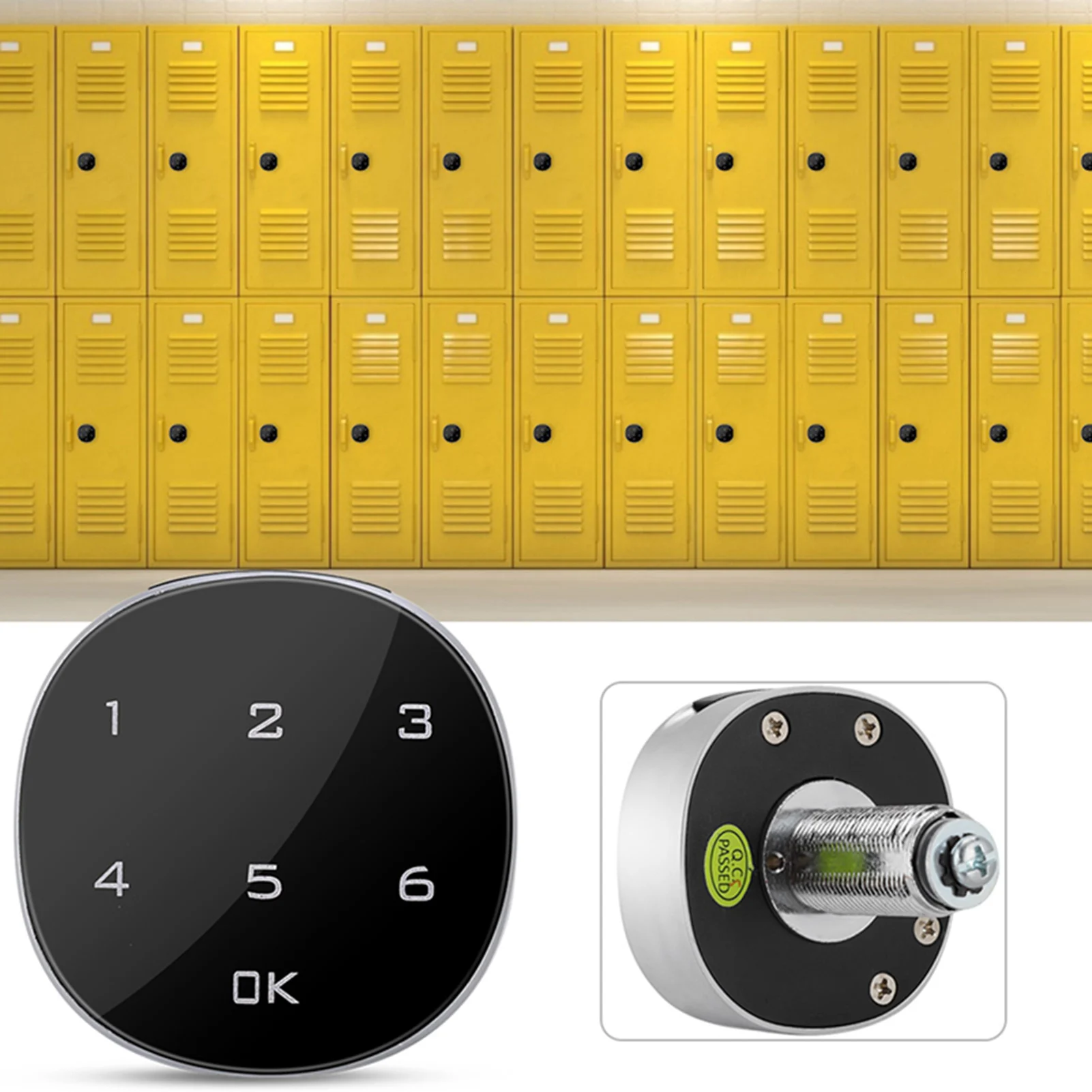 Serratura elettronica digitale codificata con Password per armadietto cassetta delle lettere File Sauna cassetto serratura dell'armadio serratura in lega di zinco