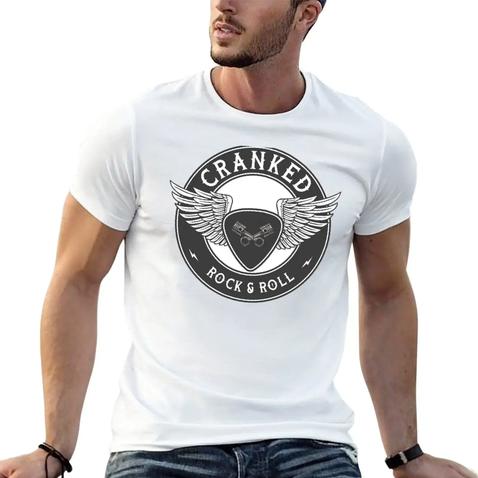 Cranked T-Shirt customs design your own vintage clothes oversized t shirts for men