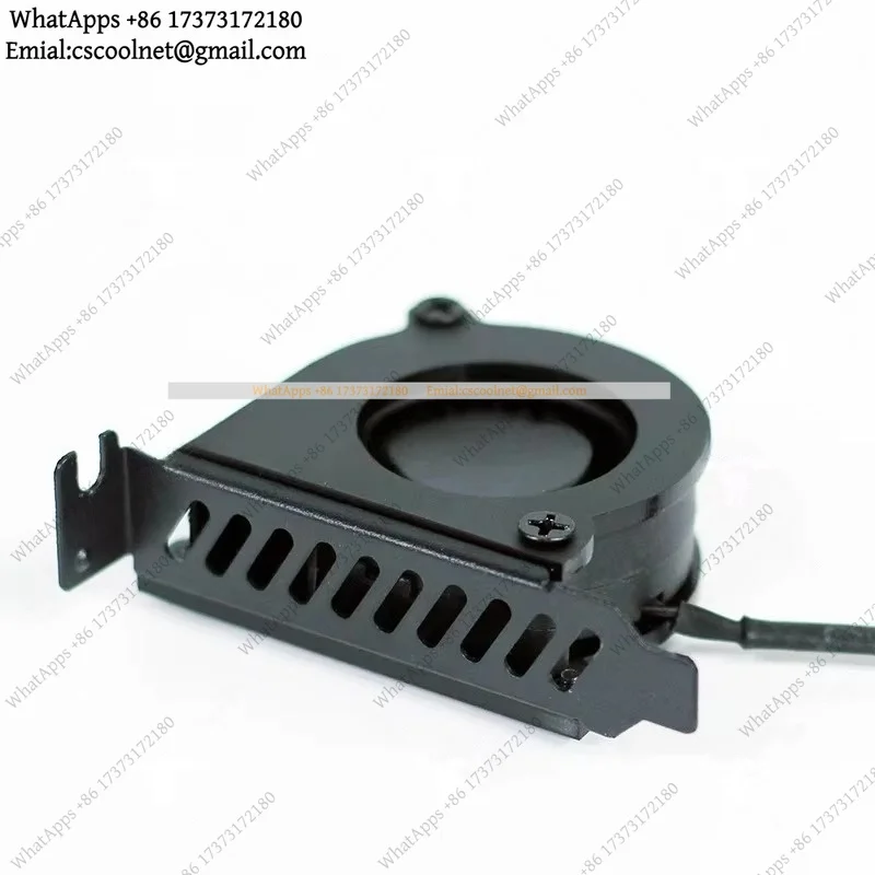 PCI Half-height Chassis Exhaust Fan Small Turbine Cooling Fan for Graphics Card Hardware Accessories