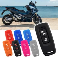 Silicone Motorcycle Remote Key Case Full Cover Shell For Honda Adv 350 PCX 125 PCX160 AV 350 SH350i VISION 110 2021 2022 2023