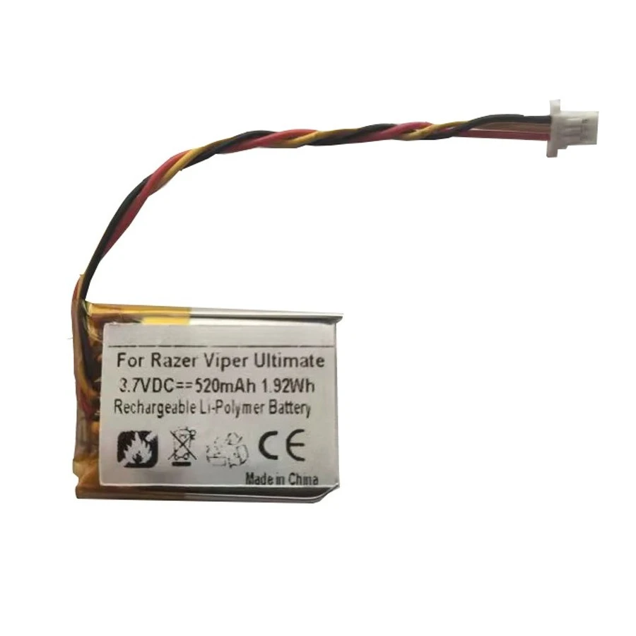 3.7V 520mAh PL702427 Li-Polymer Battery For Razer Viper Ultimate RC30-030501 Gaming Mouse