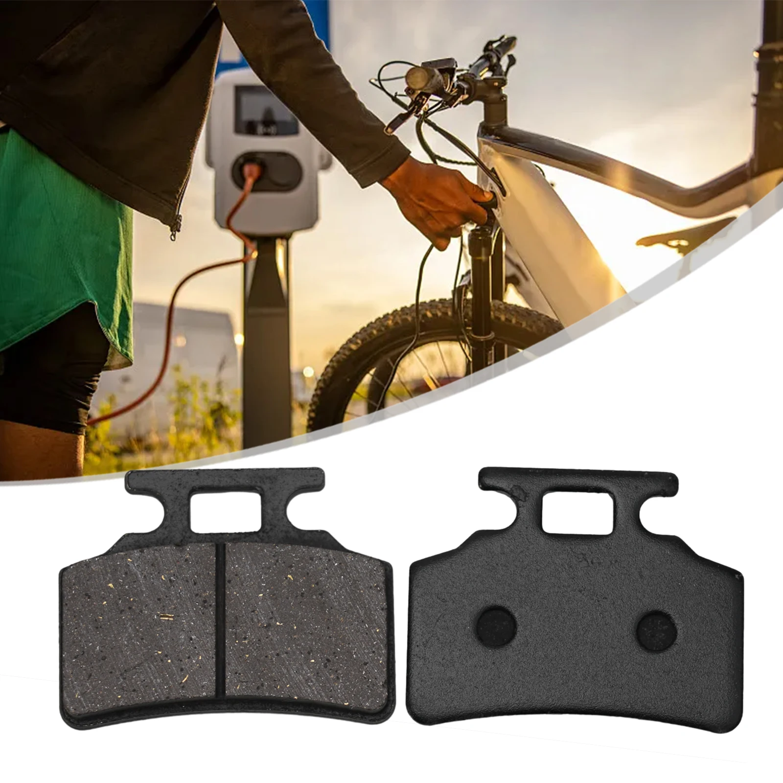 

1 Pair Disc Brake Pads For Ebikles Electric Bikes Motorcycle Disc Brake Pads High Quality Metal Black Wear Resistan Ebikle Parts