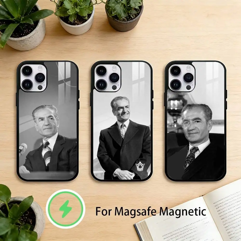 

M-Mohammad R-Reza Pahlavi Iran Phone Case For iPhone 17/16/15/14/13/12/Plus/Pro/Max for Magnetic Wireless Charging