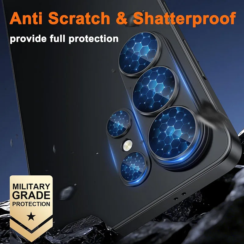 Aluminium Alloy Camera Lens Protector for Samsung Galaxy S26 Ultra Drop Protection  AR Tempered Glass Metal Camera Cover Screen