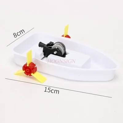 

Student scientific experiment paddle steamer teaching aids speedboat technology small production ship model popular science