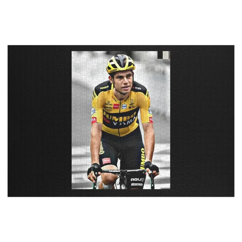 

Wout van Aert in action! Jigsaw Puzzle Wooden Jigsaws For Adults Personalised Personalised Name Baby Toy Puzzle