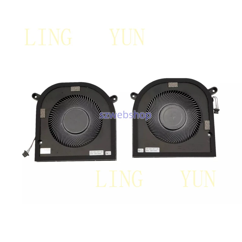 Z  FOR  Dell XPS 17 9700 9710 Precision 5750 5760 CPU GPU Cooling Fan C4YVP 0XR6Y