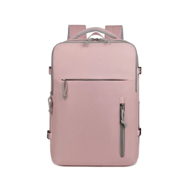 Spacious Womens Travel Backpack Casual Multi Function Laptop Bag For Short Business Trips
