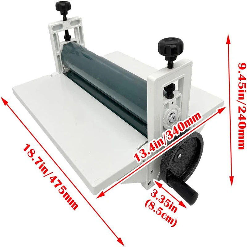 360mm Manual Cold Laminator Machine 14inch Desktop Cold Roll Laminating Machine Photo Vinyl Film Laminating