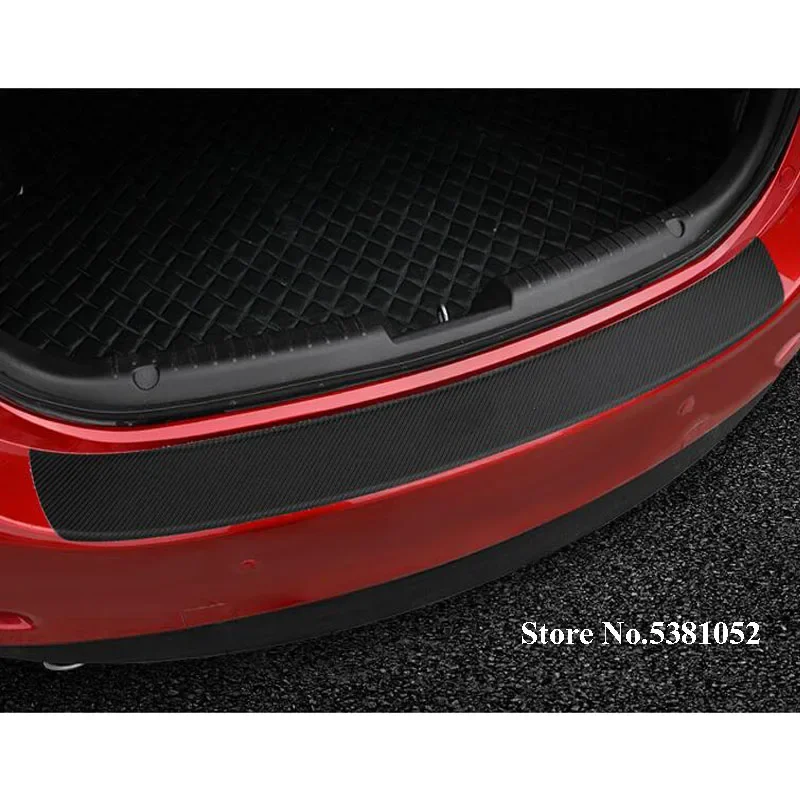 

Car Rearguards Rear Bumper Trunk Trim For Mazda 3 Axela 2021 2020 2019 Bumper Pedal Exterior Interior Sticker