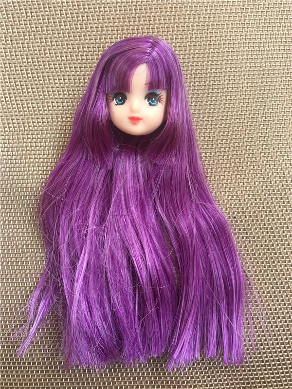 Original Jenny Licca Puppenköpfe, süßes kleines Mädchen, bunte lange Haare, DIY-Puppen-Dressing-Figuren, Mädchen-Geschenke, Spielzeug – Detail 9