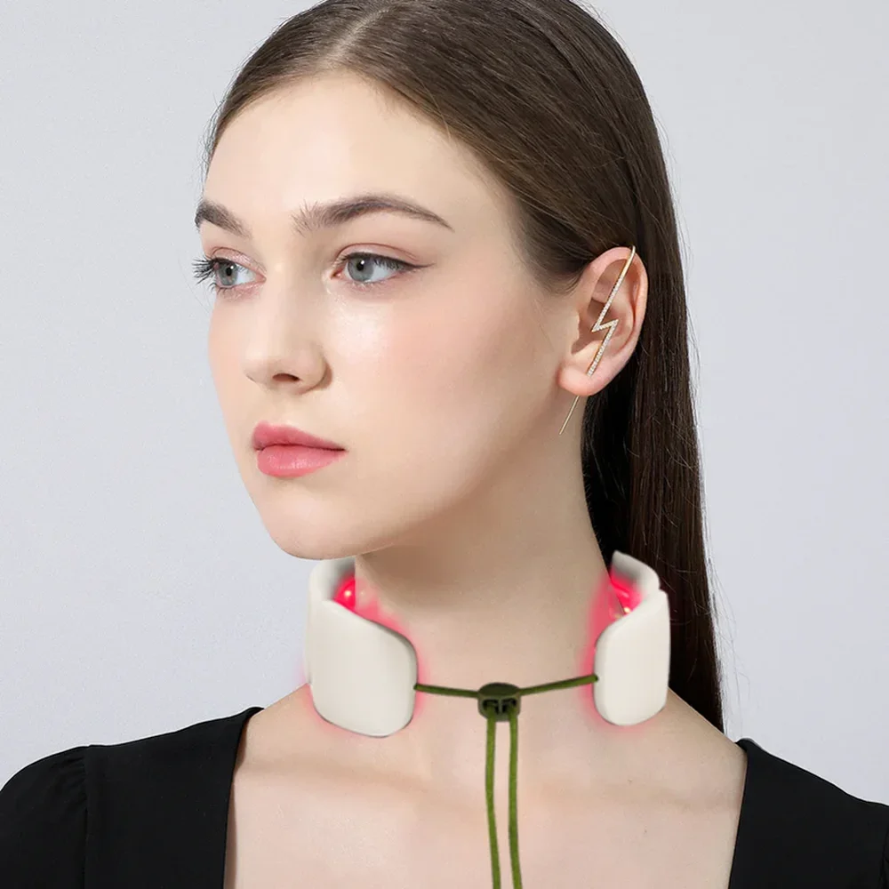 New Invention Vagus Nerve Stimulator Neck Massage Treatment for Neck Pain Laser Therapy Device