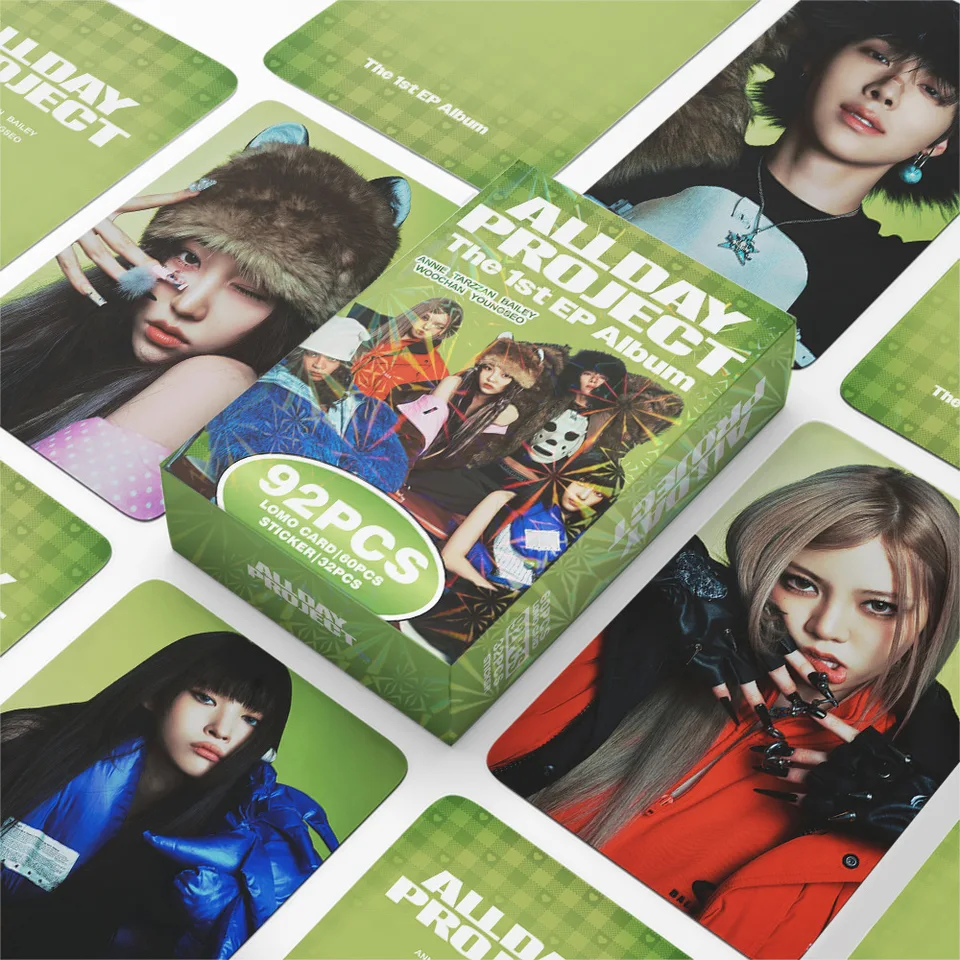 92Pcs/Set Idol ALLDAY PROJECT New Album FAMOUS Lomo Cards And