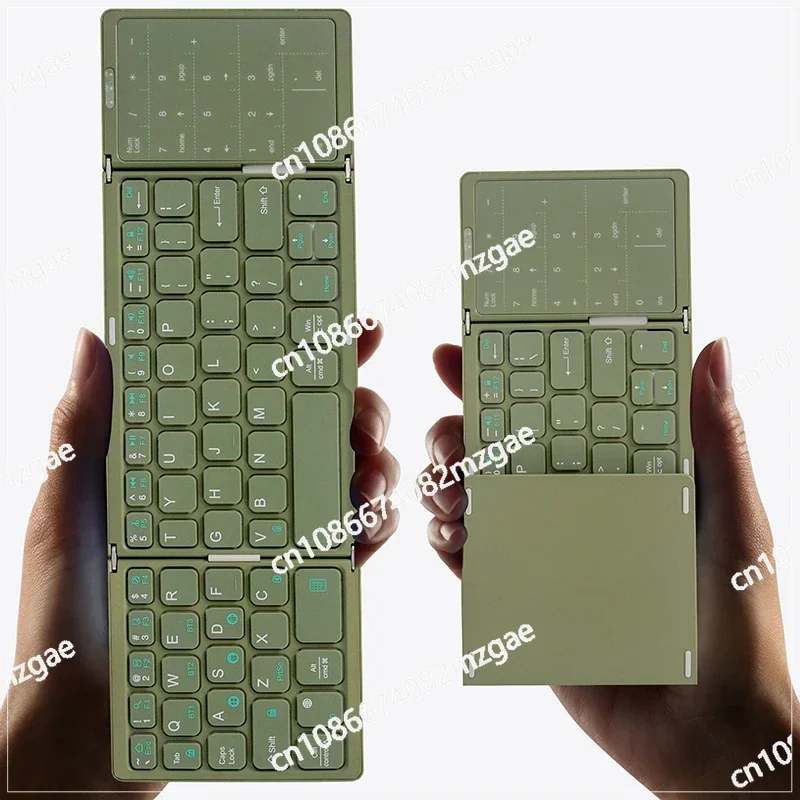 Hook Bluetooth Wireless Folding Magic Control Portable Keyboard Mobile Phone Tablet Digital Touch Mouse Set