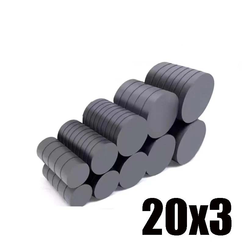 10x3 10x4 10x5 15X3 15X4 15X5mm Schwarzer kleiner runder Magnet Kühlschrank Ferritmagnet Runder Lautsprechermagnet Permanentmagnet – Detail 10