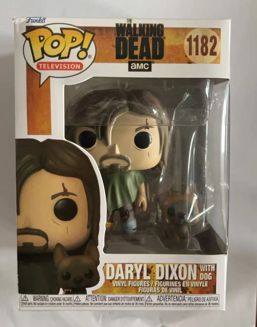 2026 New Funko Pop! The Walking Dead Daryl With Dog #1182 Collection Action Figure Doll Toys Vinyl Pop Model Toys Kids Gift