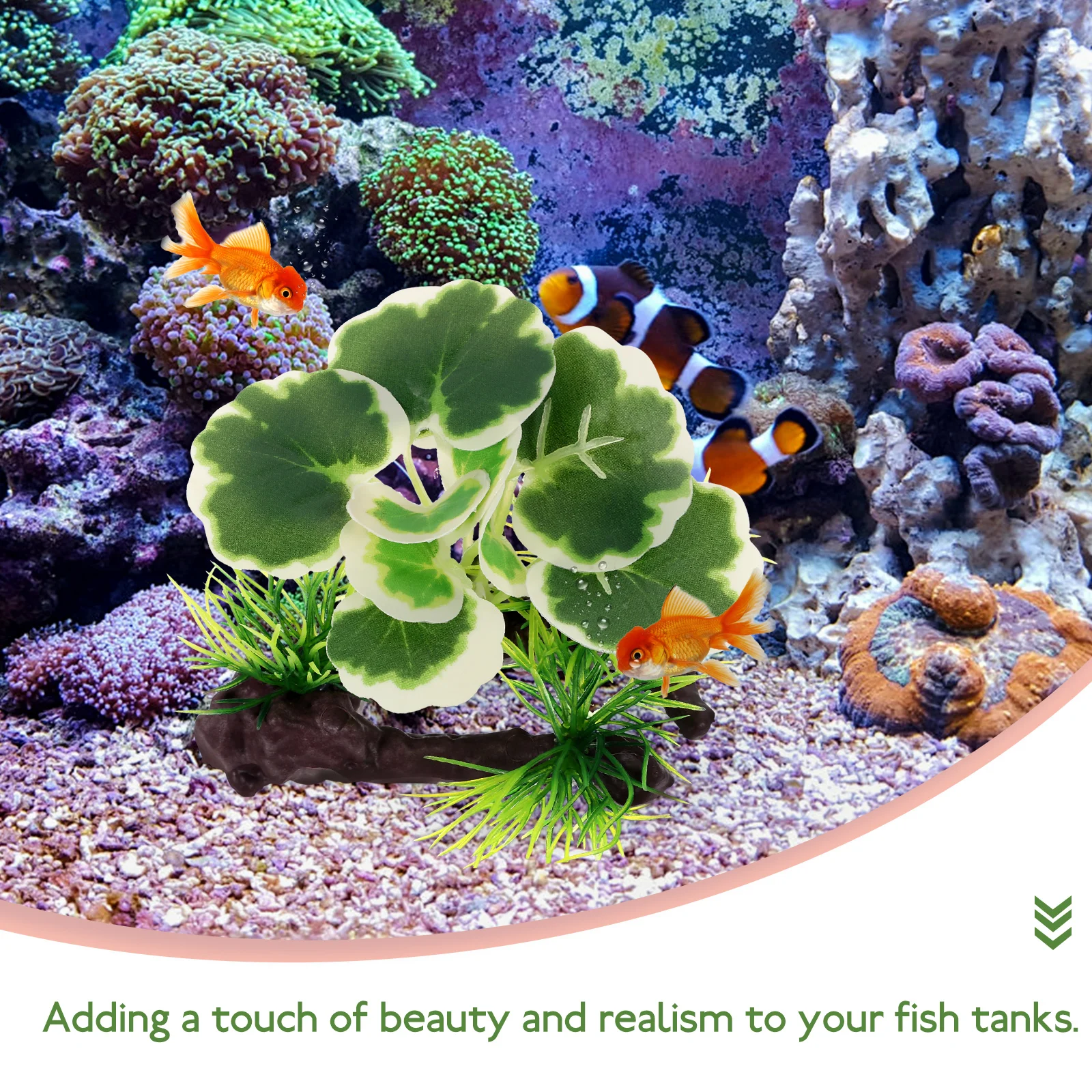 

Aquarium Aquatic Plants Decoration Decors Fish Tank Accessories Plastic Small Artificial Plant For Fish Tank Faux Aquatic