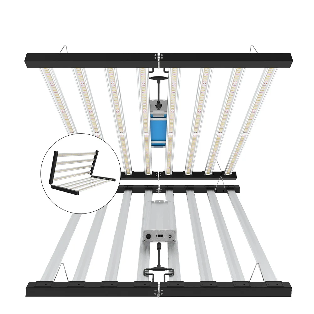 Led crescer lâmpada h5 samsung lm301b, 660nm 660w vs 1000w hps cob ir uv para planta de interior