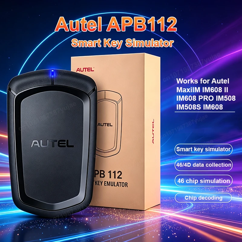 AUTEL APB112 Smart Key Simulator Smart Key Password Calculation Works for Autel MaxiIM IM608 II IM608 PRO IM608 IM508S IM508 46