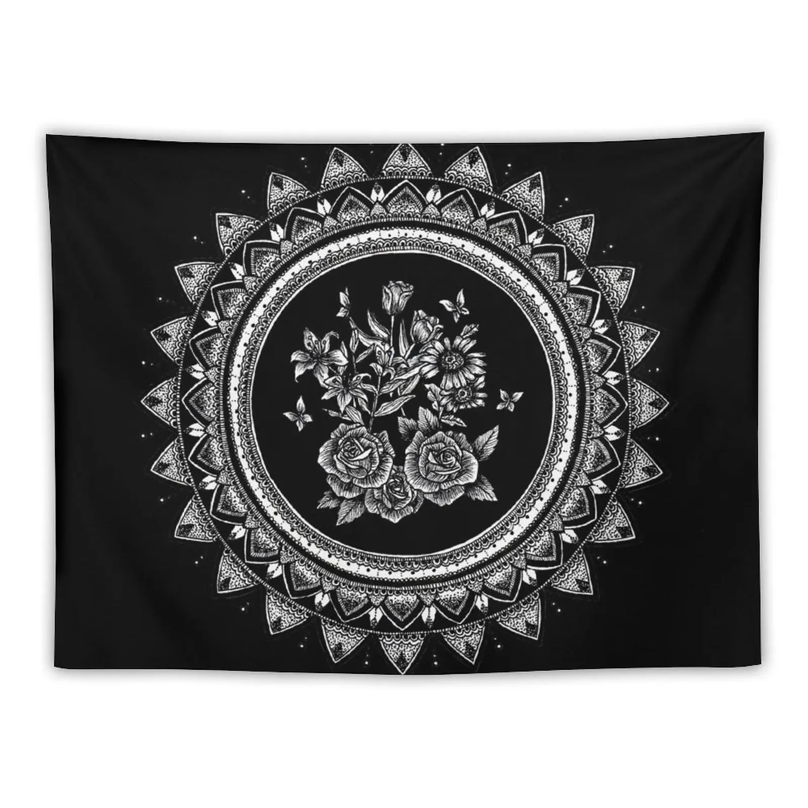 

Bouquet Mandala Tapestry Decorative Wall Murals Wall Mural Room Design Bedrooms Decor Tapestry