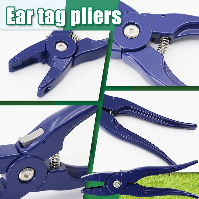 100個入り 家畜用 ヤギ プラスチック製 耳標プライヤー 犬 ウサギ 羊 耳標 識別カード 文字入り レーザーマーク 001-100