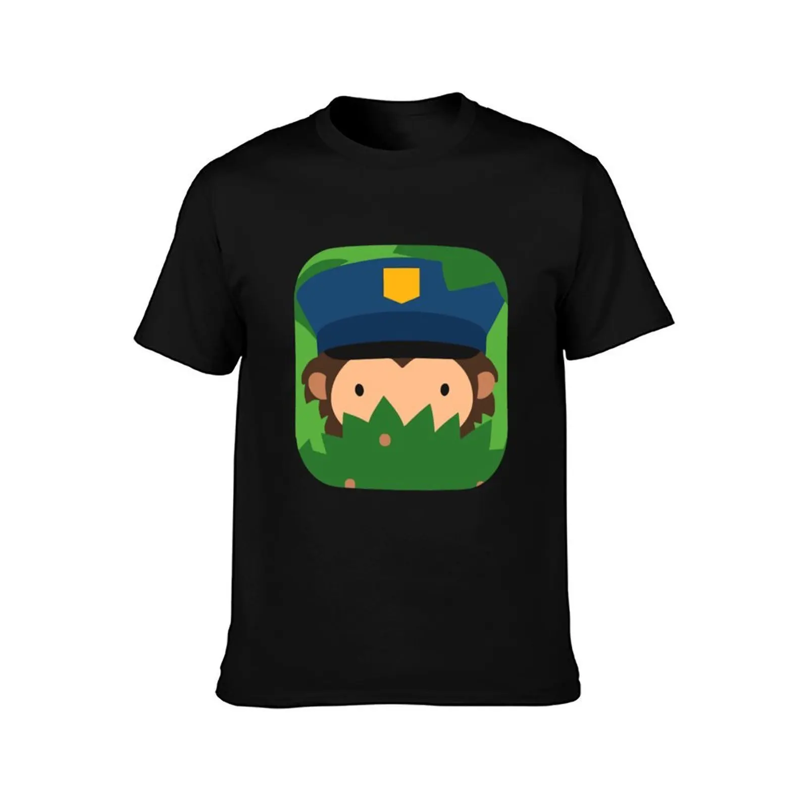 sneaky sasquatch T-Shirt, Summer Casual Cotton Tee, Oversized Streetwear Tops, Vintage Graphic Print, Loose Fit Short Sleeve