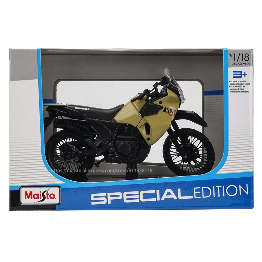 Maisto 1:18 kakawasaki KLR 650 Genuine Alloy Motorcycle Model Static Die Casting Toy Collection Model Gift