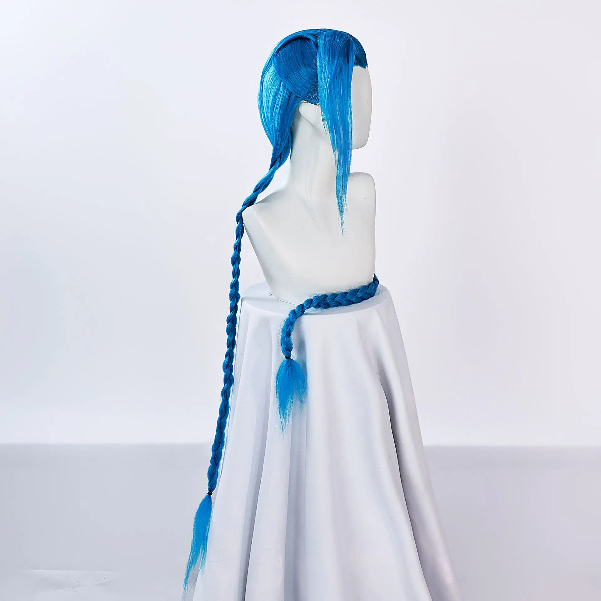 Pruik Hoge Temperatuur Zijde Gemakkelijk Styling Jinx Pruik Cosplay Accessoires