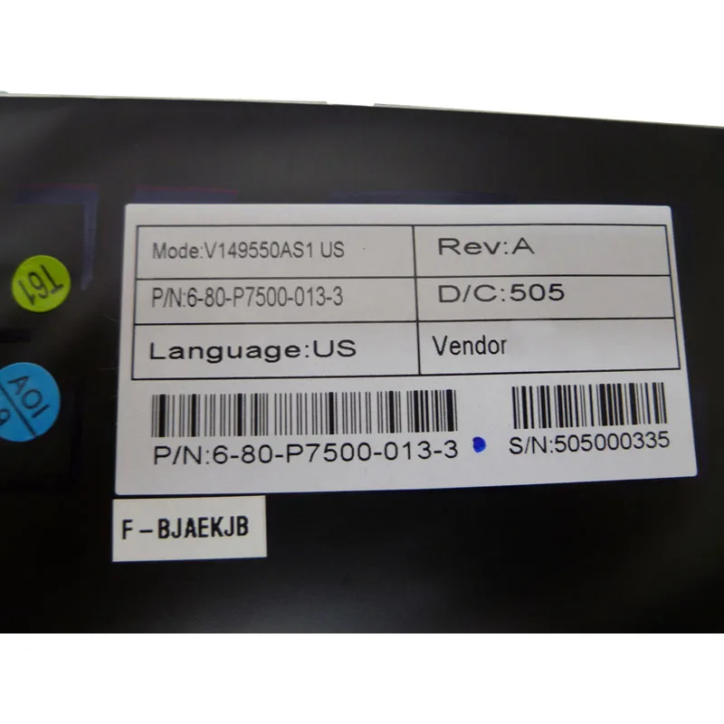 

Laptop Backlit US Keyboard For CLEVO P750ZM V149550AS1 US 6-80-P7500-013-3 6-80-P7501-012-3 6-80-P7501-013-3 English Black Frame