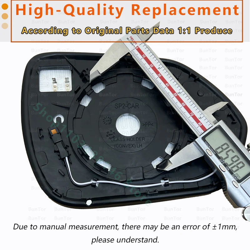 مرآة الرؤية الخلفية الجانبية اليسرى واليمنى لسيارة كيا سيلتوس 2019 2020 2021 2022 2023 2024 2025 مع عدسة مرآة جانبية مدفأة BSD/87611-Q5110 #6