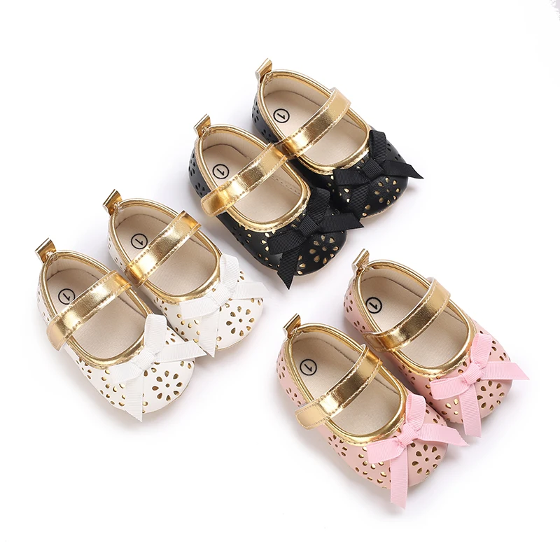 

Baby Girl Mary Jane Flats Dress Shoes - Infant Newborn Shoes Soft Party School Wedding Princess Baby Girl Shoes