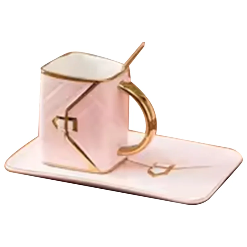 

Bag Shaped Hand Pinch Mug Coffee Mark Cup Creative Tote Handbag Shape Dessert Afternoon Tea Mugs Gift