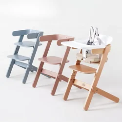 Wooden Baby Feeding High Chair Adjustable 3 In 1 Baby Highchair