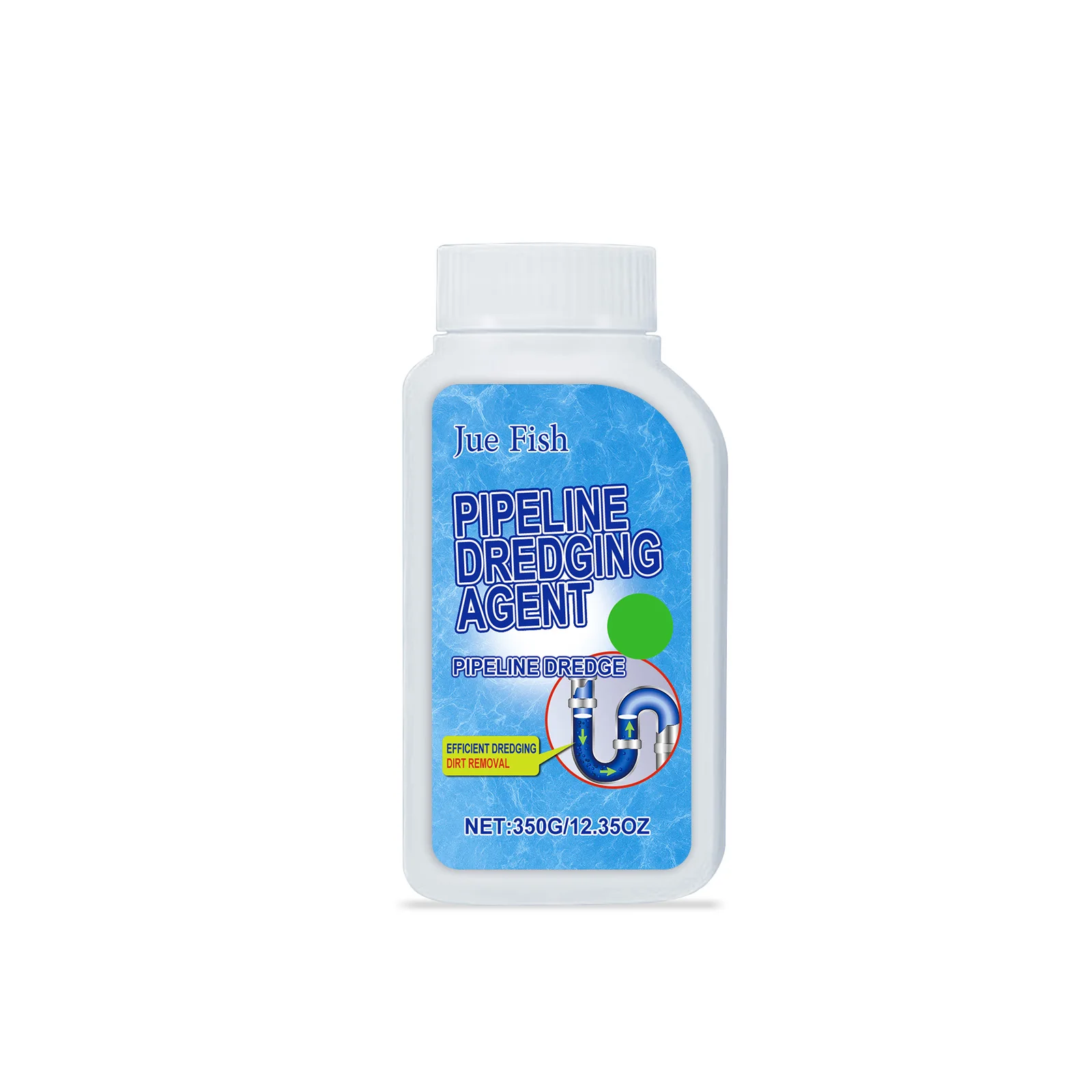Drain Pipe Unblocking Powder - Kitchen Toilet Sink Drain Cleaning Dissolving Anti-Clog Declogging Powder, Powerful Drain and Sewer Cleaner for Hair, Grease, Soap Scum, Fast Acting Foaming Pipe Opener, Heavy Duty Plumbing Unblocker for Shower Basin Wash