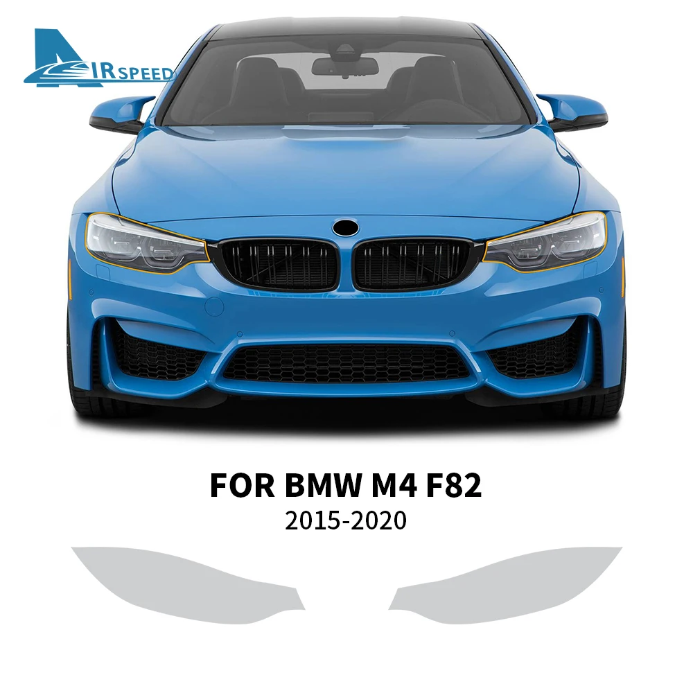 AIRSPEED Car Paint Protection Film for BMW M4 F82 2015-2020 Car Transparent Headlight Rearview Mirror Film TPU PPF Clear Sticker