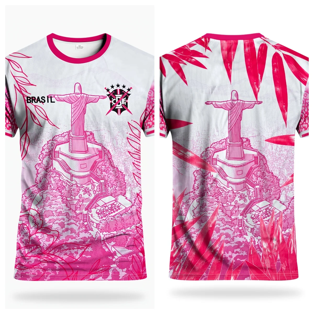 Brasil 3D-Druck Sport Schnelltrocknend Atmungsaktives Herren T-Shirt Outdoor Fußballtrikot Club Fan Eltern-Kind Kurzarm Kleidung Oberteil