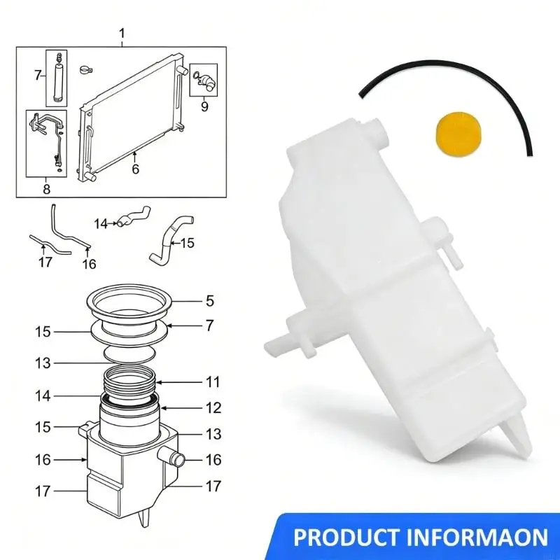 Tanque expansión del radiador refrigerante 21710JK000 para modelo selecto hervidor auxiliar R6FB