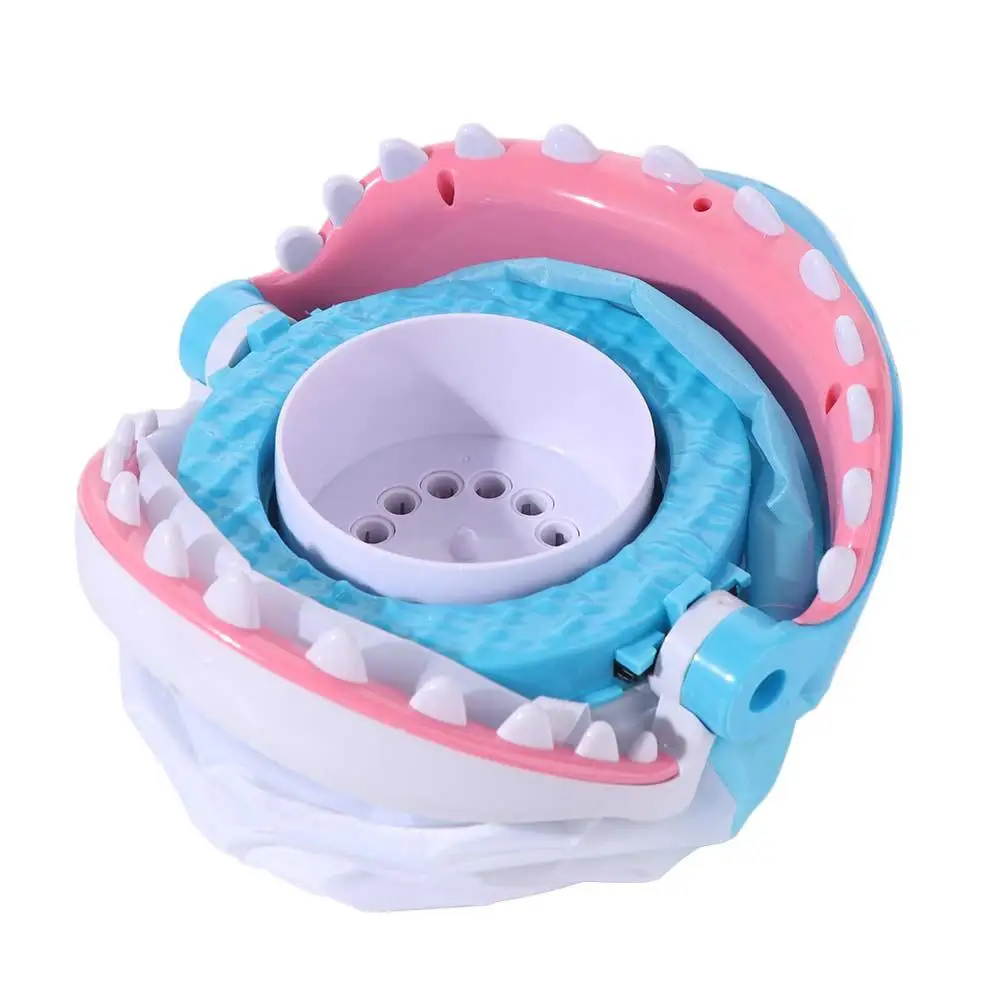Plastic Sharks Trap Board Desktop Game Trickery Interactive Shark Prank Board Game Puzzle Early Education Fishing Bite Shark Toy