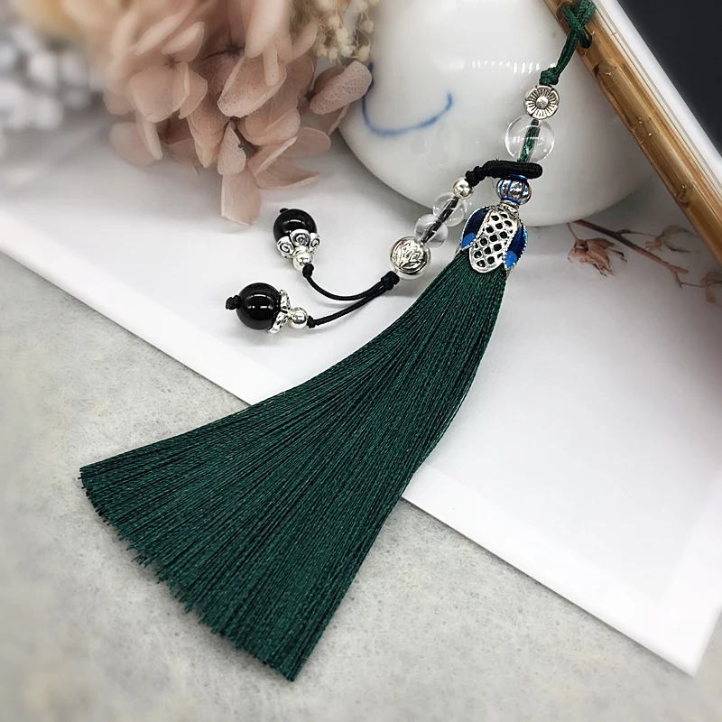 Colorful Polyester Silk Tread Tassel Cotton Tassels Trim For Sewing Curtains Accessories pendant DIY Decoration