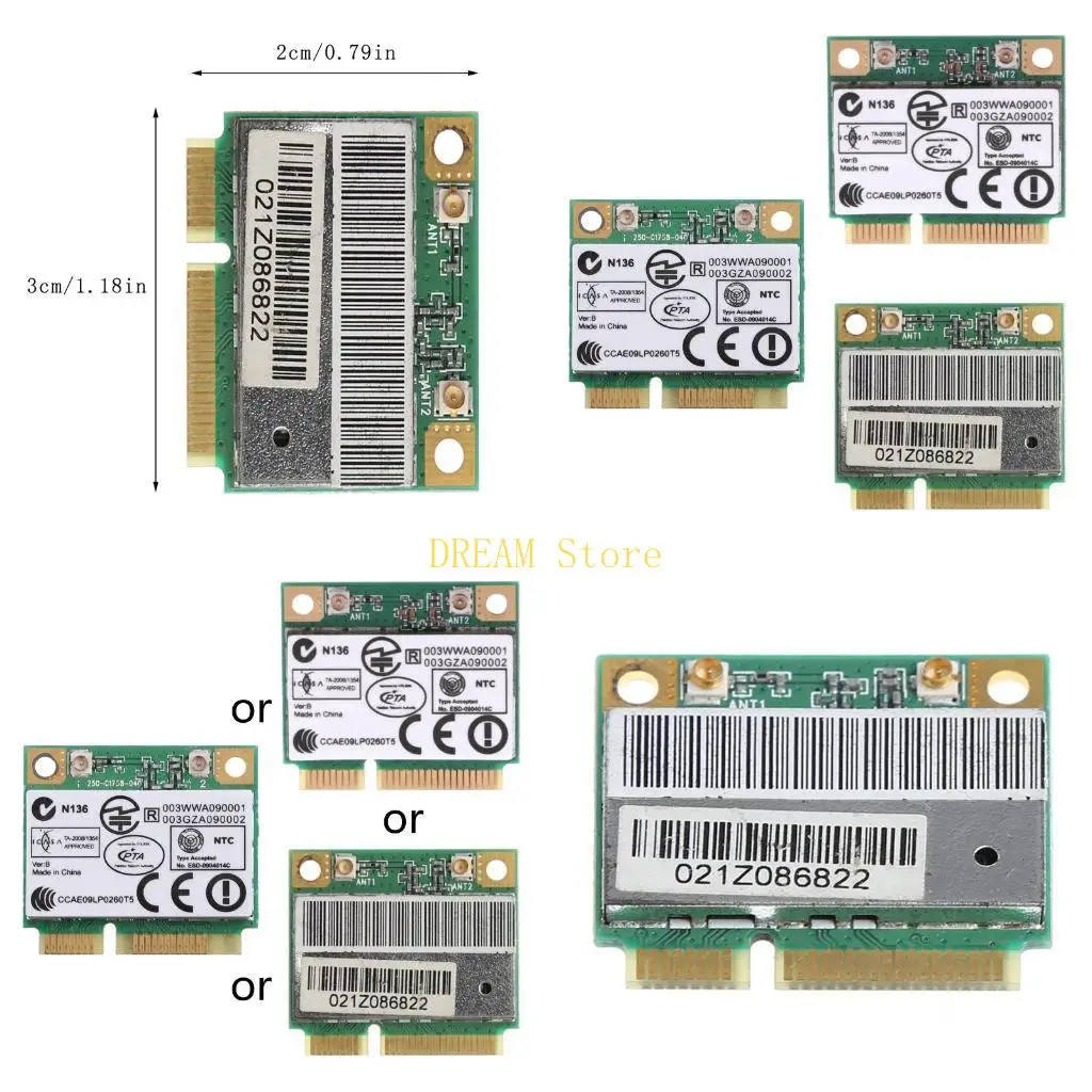 

AR9285 AR5B95 Wi-Fi сетевая карта Half Mini PCI-express Беспроводная Wi-Fi карта для 7 8 10 32 64 лучшая