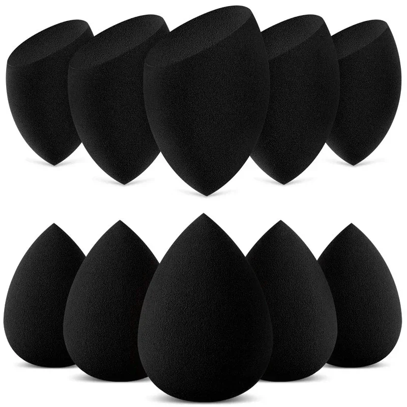 10/12Pcs Makeup Sponge Blender Beauty Egg Foundation Sponges Liquid Cream Cosmetic Puff Women Make Up Accessories Beauty Tools