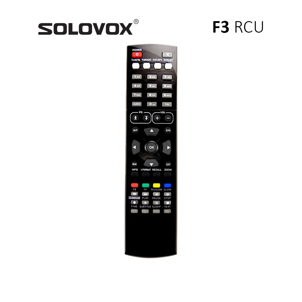 SOLOVOX F3 RCU Подходит для V6 V6S V6Max V6Mini V8 V8S V8Max OPENBOX и других моделей V6 V8Модели оригинального пульта дистанционного управления