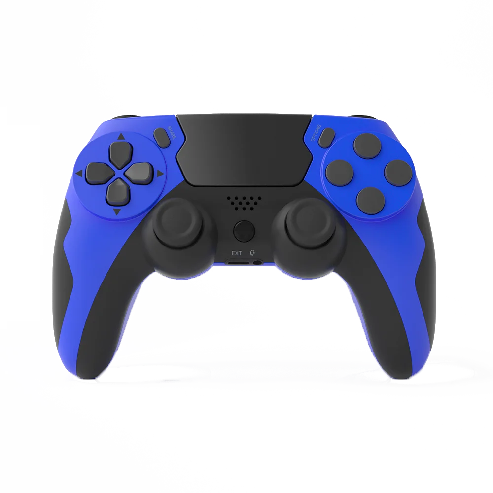 GAMINJA Draadloze Controller Bluetooth Gamepad Dubbele Trillingen 6 As Joypad Touchpad Microfoon Oortelefoon Poort Voor PS4 PS3 PC