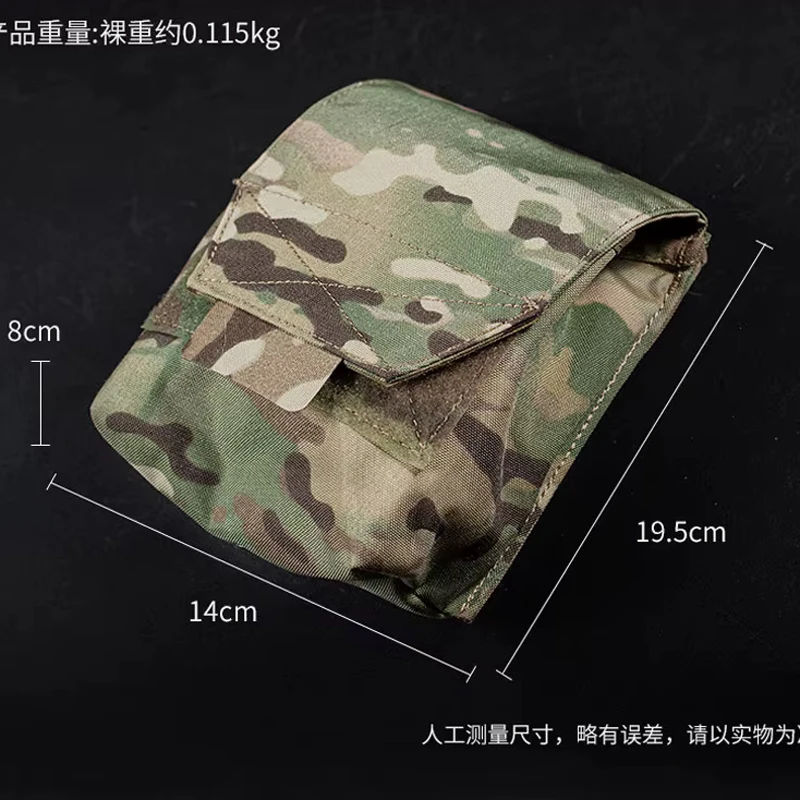 Tactical Accessories Multifunction Mag Pouch, Multicam 500D Nylon for Plate Carrier Accessories  Durable & Versatile Tooling Bag