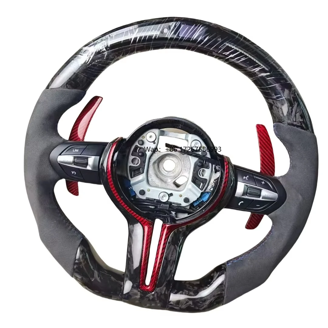 

Carbon Steering Wheel for F30 F20 F21 F40 F22 F23 F44 F45 F31 F35 F32 F33 F36 M3 M4 m Performance LED Steering Wheel