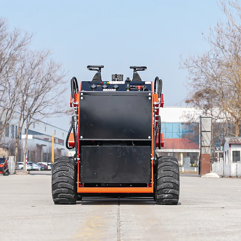 Articulated Skid Steer Loader with 4x4 Drive for High Maneuverability on Rough Terrain Articulated Skid Steer Loader