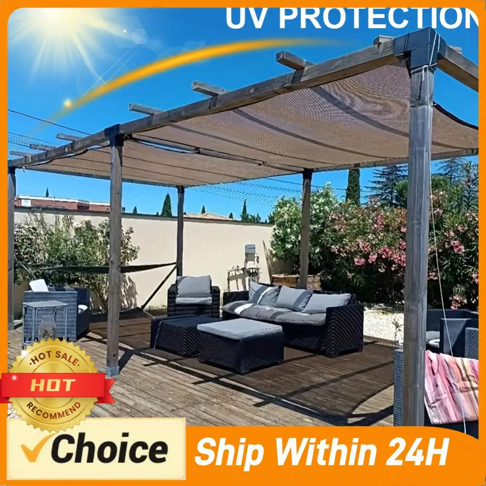 

Солнцезащитный тент 2x3м/3x4м с люверсами, сетка из HDPE для защиты от солнца, затеняющая сетка для теплиц, сада, патио, заднего двора