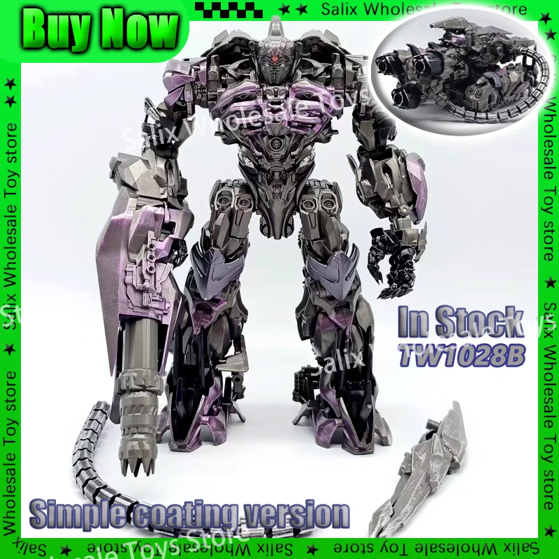 In Stock BAIWEI Transformation KO TW1028B Shockwave 2.0 Ver  Megatank Movie Studio Series KO SS56 SS13 Action Customized